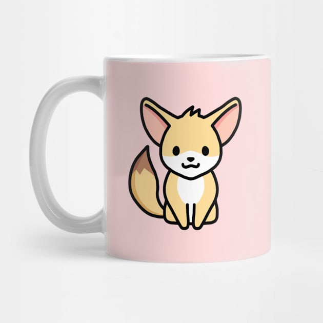 Fennec Fox by littlemandyart